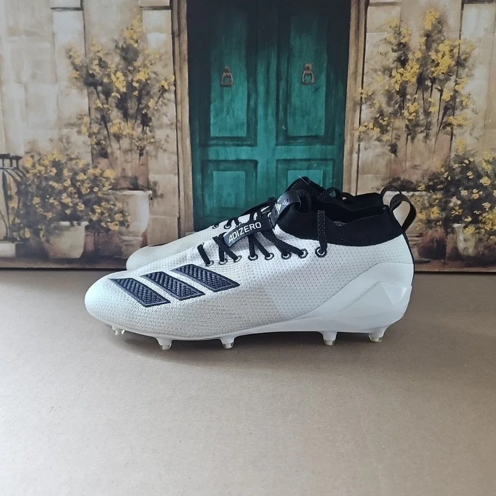 Adidas Adizero 8.0 Football Cleats White F35188 Men's Size 13